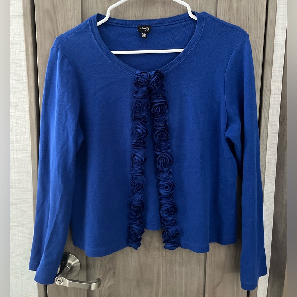 Rafaella Petite Royal Blue Knit Top
